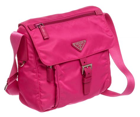 pink prada nylon|prada black nylon crossbody bag.